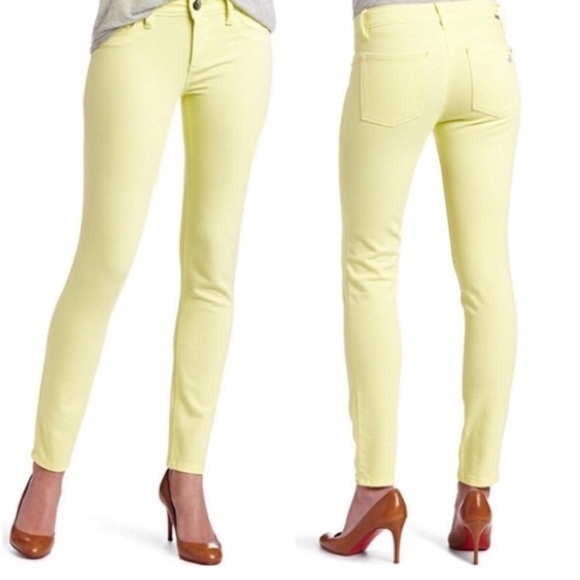 DL1961 Denim - DL1961 Jeans Angel Skinny Yellow Meringue Ankle